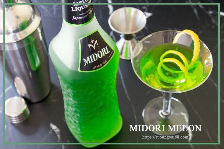 Rượu Midori melon vị dưa thơm