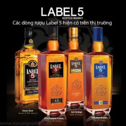 Các dòng rượu label 5