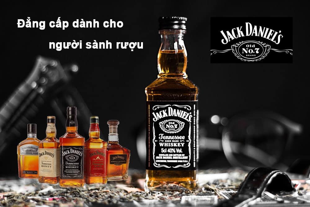 Rượu Jack Daniels no 7 whiskey
