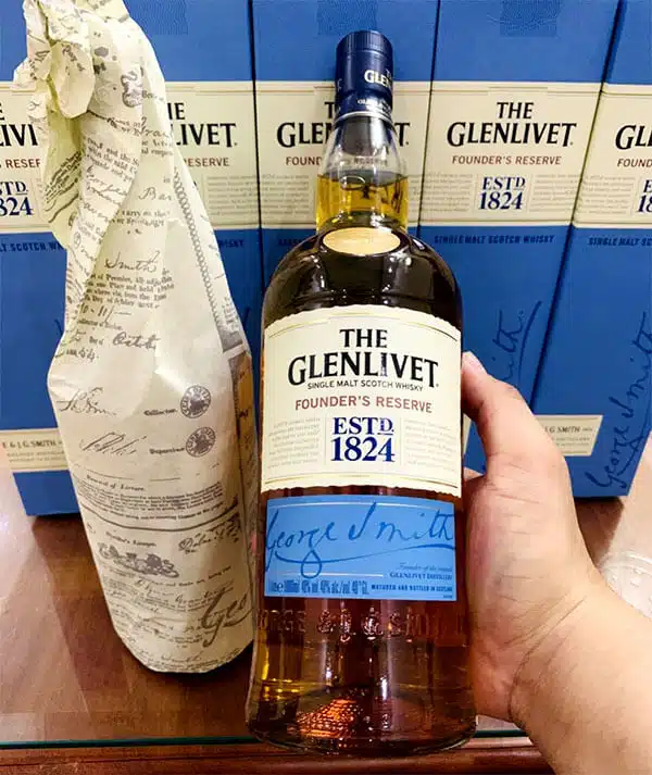 Rượu Glenlivet 1824 xanh