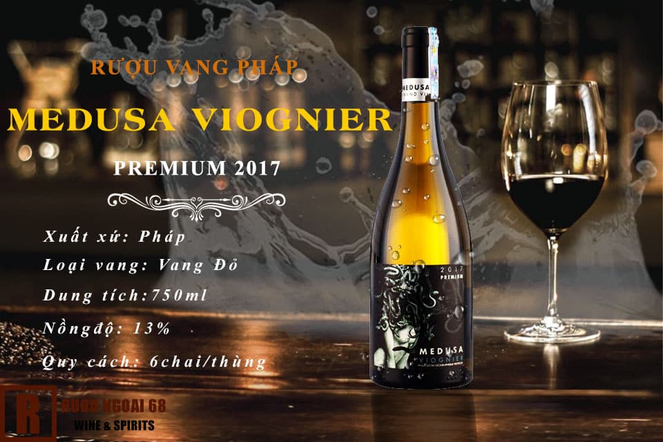 Thông tin về Rượu Pháp Medusa Viognier 