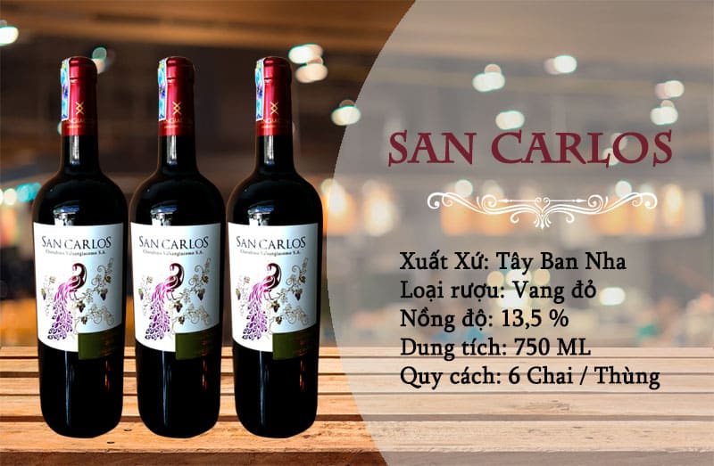 Rượu Vang San Carlos Làm Quà Biếu Tết
