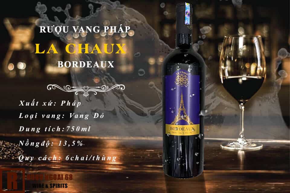 Rượu Vang La Chaux Bordeaux