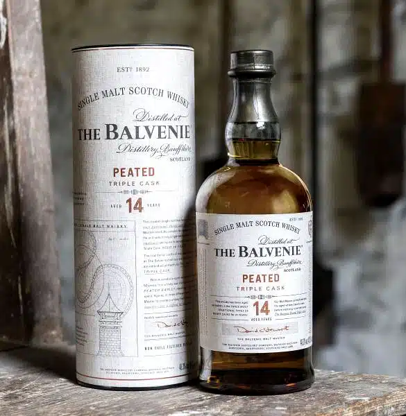 Rượu Balvenie 14 Peated Triple Cask - Hàng Chuẩn - Chính Hãng
