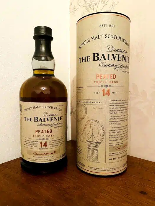 Rượu Balvenie 14 Peated Triple Cask - Hàng Chuẩn - Chính Hãng