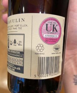 Rượu Lagavulin 16 UK tem UK
