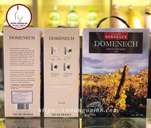 Rượu Vang Bịch Domenech Bordeaux rượu vang pháp
