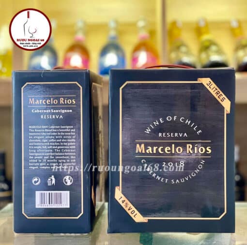 Rượu Vang Bịch Marcelo Rios 14% được ưa dùng