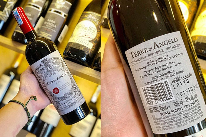 Qui trình <span class='marker'>cung ứng</span> Rượu vang Terre Di Angelo 