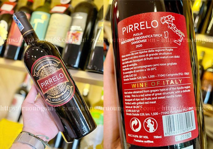 Rượu Vang Pirrelo là sự kết hợp hài hòa giữa sự phức hợp, cân bằng và sức mạnh