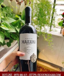 Rượu vang Mazzini Primitivo 17 độ mặt trước