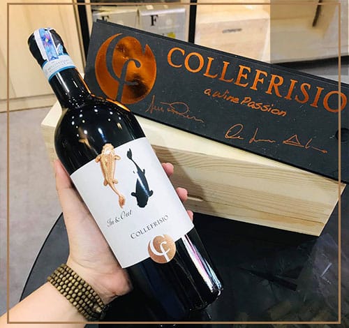 Rượu Vang CF Collefrisio IN & OUT hộp gỗ