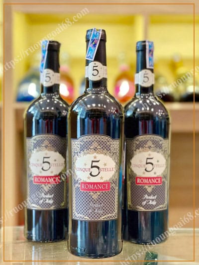 Rượu vang Cinque 5 Stelle