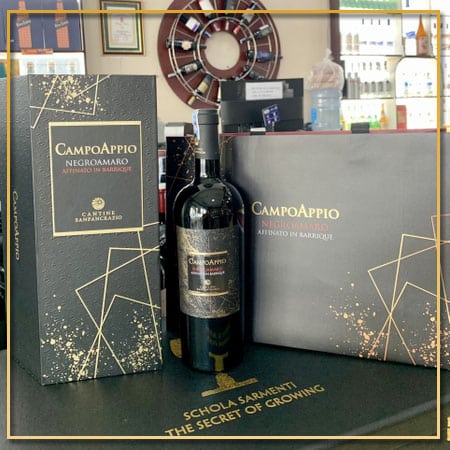 Rượu Vang Campo Appio Negroamaro quà tặng