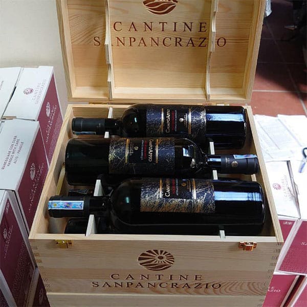 Rượu Vang Campo Appio Negroamaro thùng gỗ