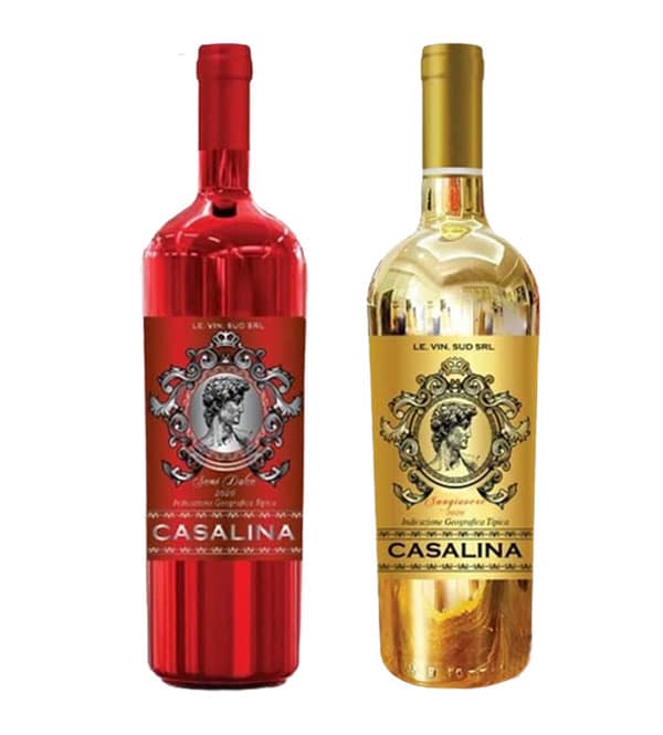 Rượu Vang Casalina Nhãn Đỏ Vàng - Vang Ý Ngọt Giá Tốt