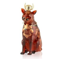 Rượu Linh Vật Con Mèo Thủy Tinh Ngồi