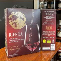 Rượu Vang Bịch Rienda Blend Organic 3l Rượu Vang Bịch Rienda Blend Organic 3l 15% độ