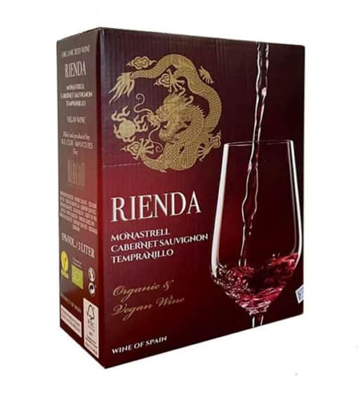 Rượu Vang Bịch Rienda Blend Organic 3l