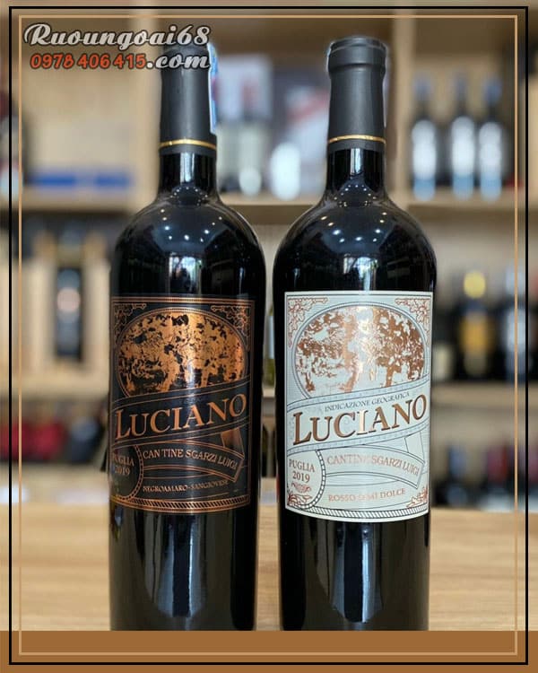 Rượu Vang Ngọt Luciano Rosso quyến rũ