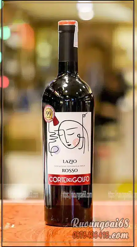 Rượu Vang Corte Golfo Lazio Rosso IGT