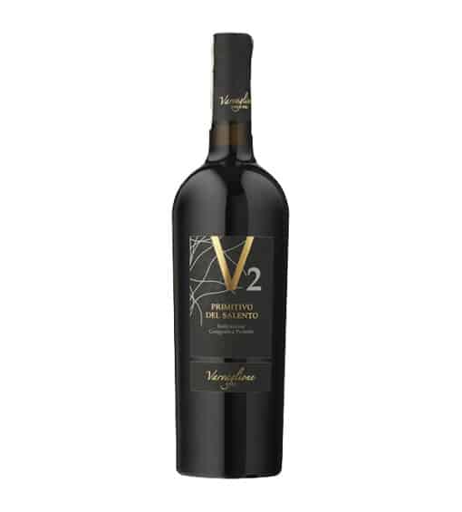 Rượu vang V2 Primitivo Del Salento