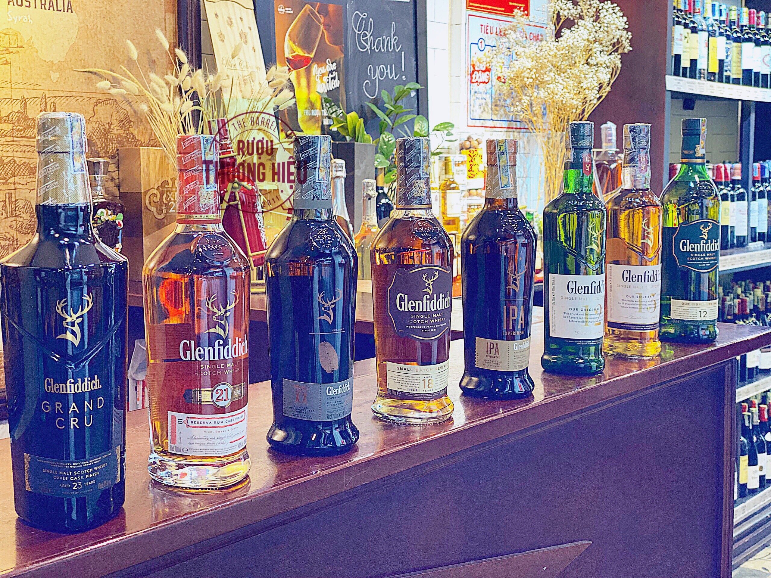 Bảng giá rượu Glenfiddich, mua rượu Glenfiddich ở đâu Tìm hiểu về thương hiệu rượu whisky nổi tiếng