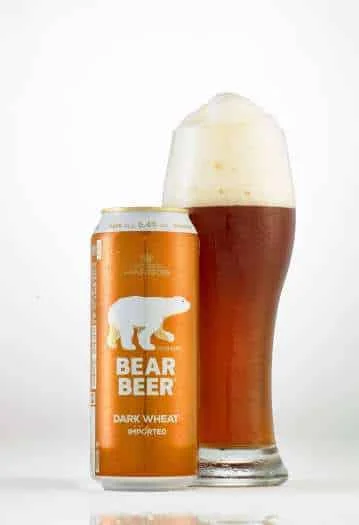 Bia Đức Bear Beer Dark Wheat (Bia Gấu) 5,4% lon 500ml - Rượu Ngoại 68