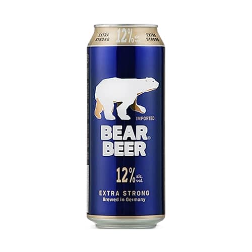 Bia Đức Bear Beer Extra Strong (Bia Gấu) 12% lon 500ml