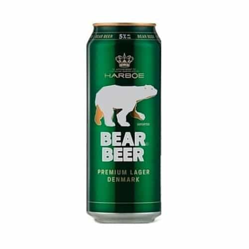 Bia Đức Bear Beer Lager (Bia Gấu) 5% lon 500ml green