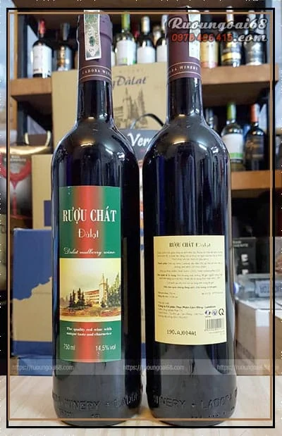 Rượu Chát Đà Lạt 750ml Vang Đà Lạt Ladofoods