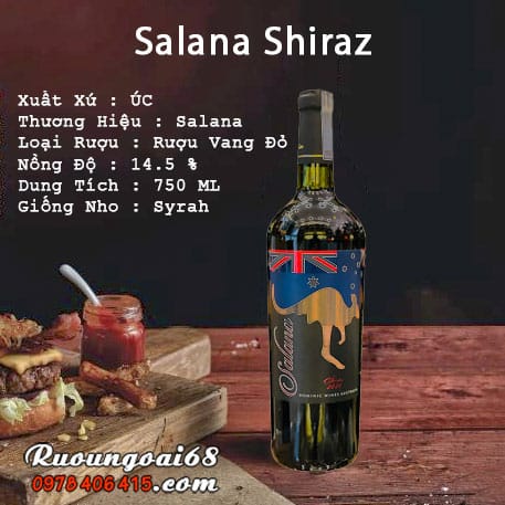 Rượu Vang Salana Shiraz