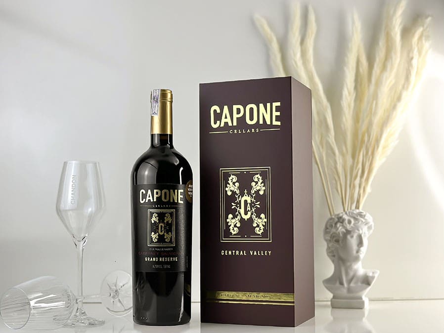 Hộp quà rượu vang tết 2024 hop qua capone grand reserve 2024