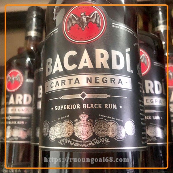 rượu Bacardi Carta Negra Black