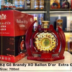 Rượu Ballon Dor XO Extra Gold Kệ Gỗ
