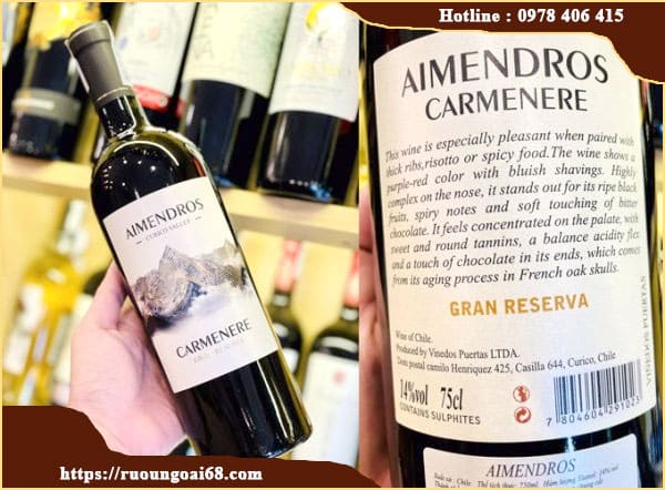 Rượu Vang Aimendros Gran Reserva