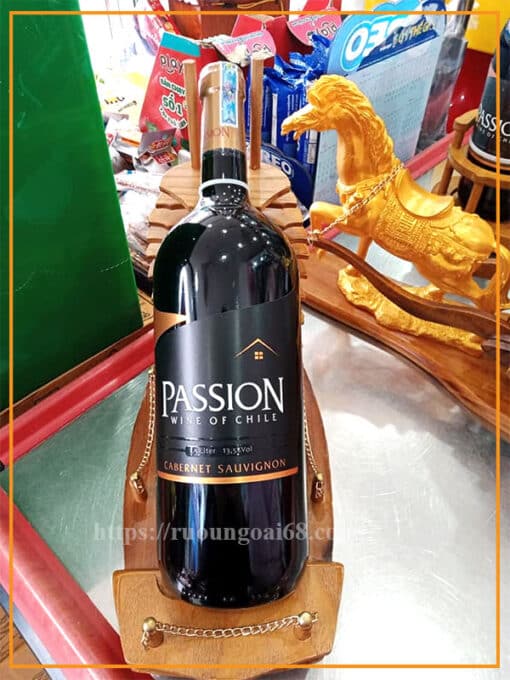 Hình ảnh Rượu Vang Passion Kệ Thuyền 1,5 Lít