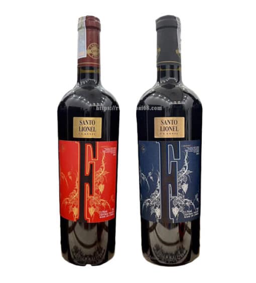 Rượu Vang Santo Lionel Classic Xanh Đỏ