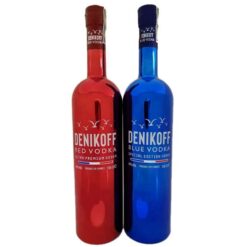 Rượu Vodka DENIKOFF Pháp Xanh Đỏ Vàng