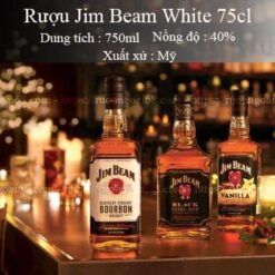 Rượu Jim Beam White 750ml Rượu Jim Beam White 750ml