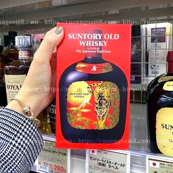 Rượu Suntory Old Whisky Con Hổ