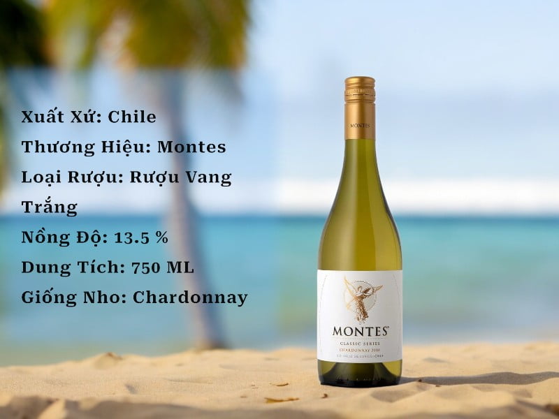 rượu vang Montes Classic Series Chardonnay