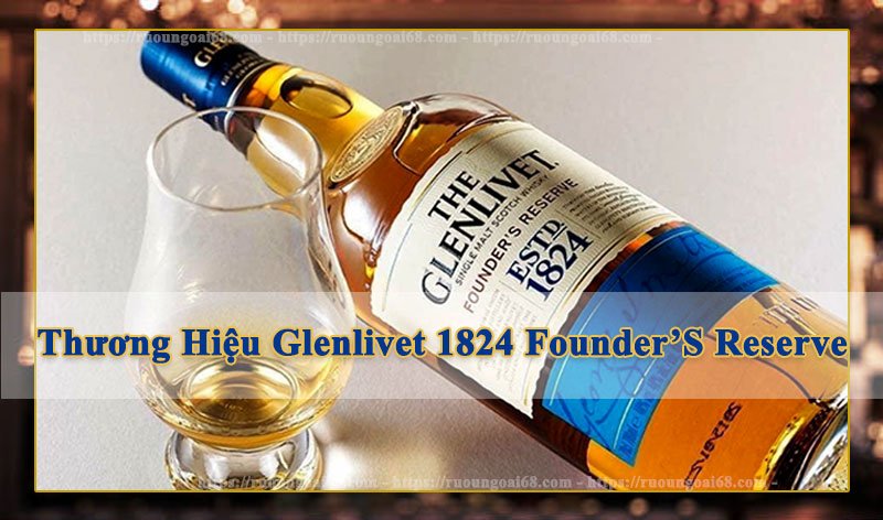 Rượu Glenlivet 1824 Xanh 700ml