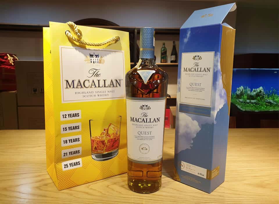Rượu Macallan 1 lít túi quà