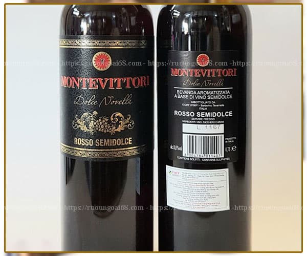 Rượu Vang Ngọt Ý MonteVittori Rượu Vang Ngọt Ý MonteVittor
