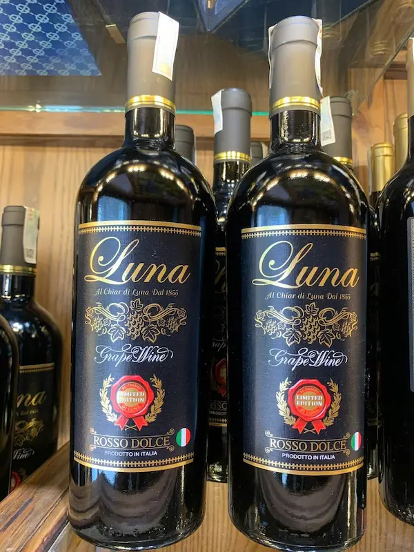 Rượu Vang Luna Limited Rosso Dolce Ngọt Dễ Uống Rượu vang Luna Limited Rosso Dolce