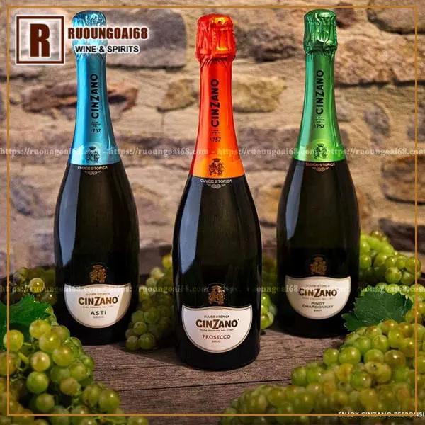Rượu Vang Cinzano Asti các loại rượu vang Cinzano