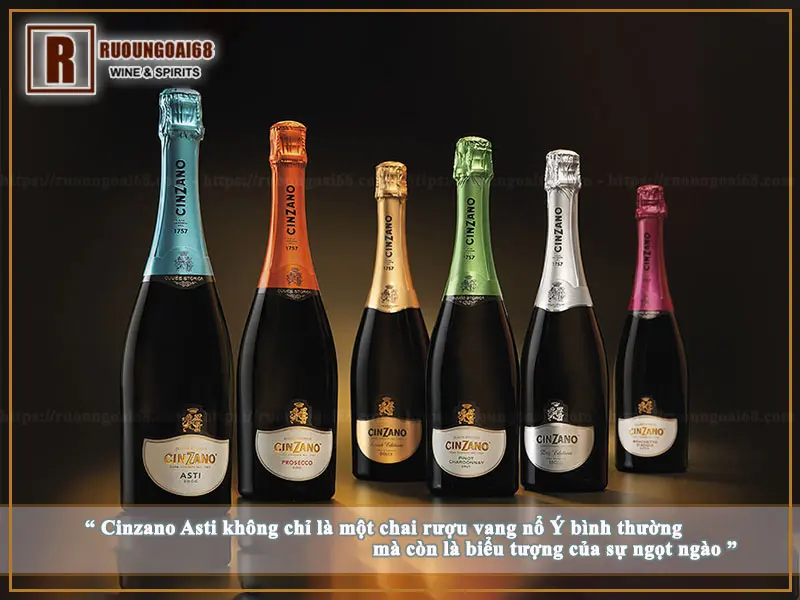 Rượu Vang Cinzano Asti Thương hiệu nổi tiếng Cinzano