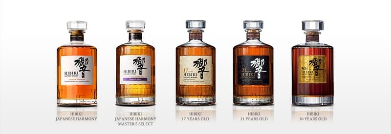các dòng rượu Hibiki phổ biến