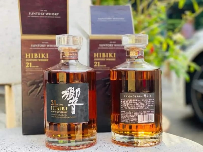 kiểm tra tem mã vạch của rượu Hibiki